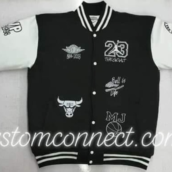 Chi-Town Michael Jordan Custom Varsity Jacket